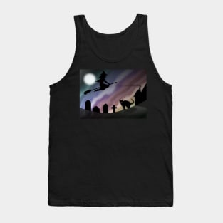 Vintage Rainbow Halloween Tank Top